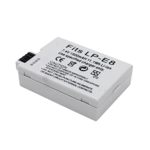 Batteria per fotocamera Canon LP-E8 LPE8 EOS 550D 600D 700D Rebel T2i T3i T4i T5i - Foto 1 di 4