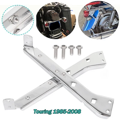 Left & Right Saddlebag Rail Support Brackets For Harley Electra Glide 1985-2008 - Image 1 of 4