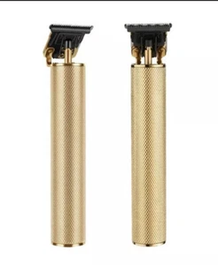 Gold-plated Hair Clipper Cordless Trimmer USB Rechargeable T-Blade 0.0mm Zero - Picture 1 of 5