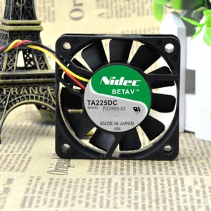 1pcs NIDEC TA225 R33965-33 6015 DC12V 0.16A 6cm cooling fan - Bild 1 von 1