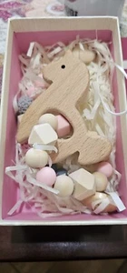 Wooden Horse Toy For Baby 2 Pc - Picture 1 of 6