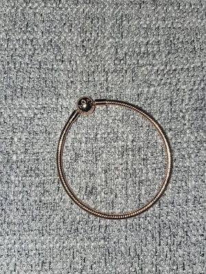 Original Pandora Armband Armreif Edelstahl Rosegold - Bild 1 von 3