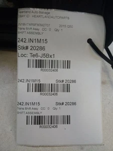 2014 2015 2016 2017 INFINITI Q50 SHIFT ASSEMBLY FLOOR OEM SLIGHT DAMAGE - Picture 1 of 6