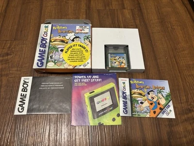 The Flintstones: BurgerTime in Bedrock Nintendo Game Boy Color, CIB - Image 1 of 4