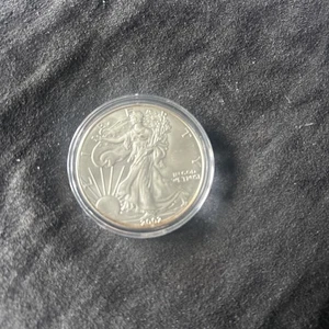 1oz Liberty Dollar .999 Fine Silver Coin Bullion American Eagle 2002 - Picture 1 of 2