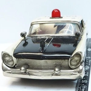 BANDAI LINCOLN CONTINENTAL HIGHWAY PATROL TIN TOY Friction From Japan Rare - Picture 1 of 10