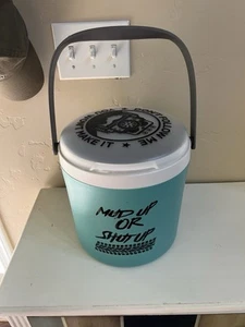 Coleman 12 latas fiesta círculo enfriador azul con tapa y mango frío hasta 12 horas - Imagen 1 de 5