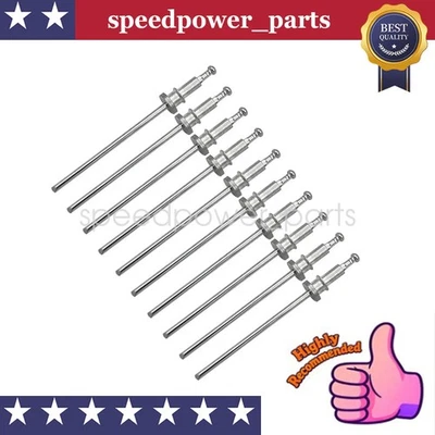 Fits GM Chevy body windshield trim weld pin stud molding clip rivet in stud 10pc - Image 1 of 4