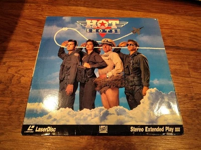 Hot Shots! Laserdisc 1930-80 Stereo Extended Play LD Laser Disc Elwes Cryer - Image 1 of 2