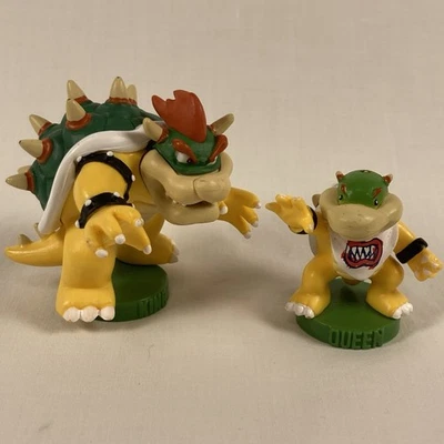 Piezas de repuesto de ajedrez Super Mario Bowser King & Bowser Jr. Queen figuras de pastel Foto 1 de 4