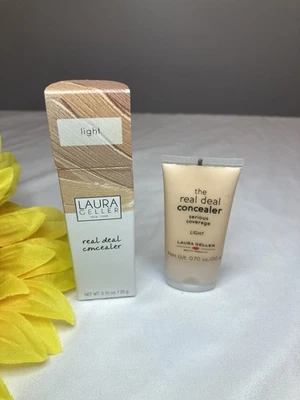 Laura Geller The Real Deal 遮瑕膏 严重遮瑕灯 0.7 盎司 20 克 全新无标签 — 第 1/4 张图片