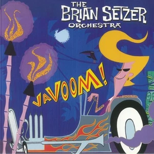 BRIAN SETZER ORCHESTRA, The - Vavoom! (reissue) - CARAVAN YELLOW VINYL LP - Picture 1 of 1