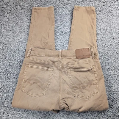 American Eagle Jeans Men 31x32 Beige Athletic Straight Leg Denim Stretch Casual - Image 1 of 4