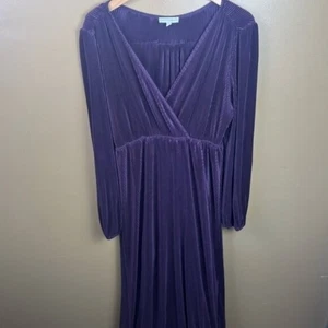 Maxi vestido para mujer Baltic Born púrpura profundo manga larga XL - Imagen 1 de 15