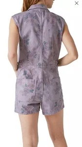 New LAURA ASHLEY Floral LUCKY Brand Women MEDIUM Jumpsuit RETAIL $119 Pockets - Picture 1 of 24