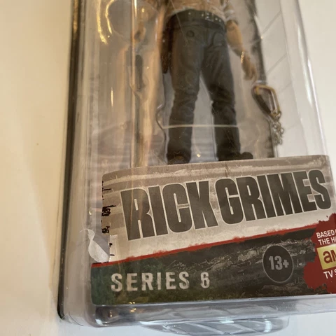 The Walking Dead  Rick Grimes Action Figure AMC TV Series 6 BRAND NEW Cover