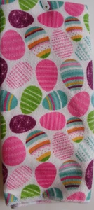 FULL UNCUT COLORFUL EASTER EGGS Print MICROFIBER Kitchen Towel - Picture 1 of 1