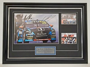 Chaz Mostert and Lee Holdsworth V8 SUPERCARS Bathurst 1000 CHAMPIONS 2021 Signed - Picture 1 of 4