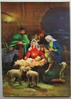 Vintage 3D Postcard The Nativity (1)