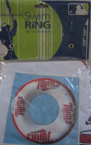 Minnesota Twins Swim Pool Innertube Swim Ring NEW Heavy duty 36" Cover