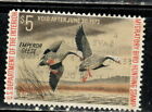 #RW39 1972 Timbre Canard Oie de l'Empereur 5,00 $ annulé