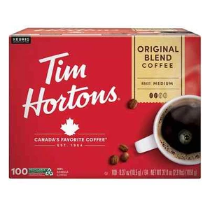 Tim Hortons Premium Medium Roast K-Cup Coffee Pods, Original Blend (100 ct.) - Picture 1 of 5