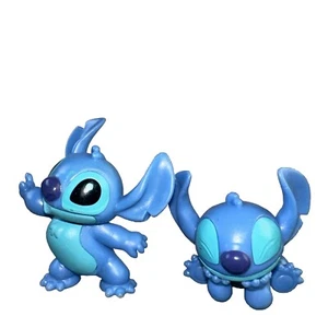 Stitch Disney Lilo And Stitch 2” Action Figures PVC Toy Cake Topper Lot Of 2 - Picture 1 of 7