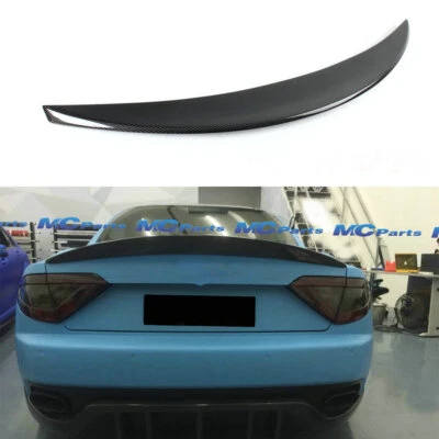 GTS Trunk Spoiler Carbon Fiber Wings for Maserati GranTurismo S Coupe 2008-2016 - Image 1 of 4