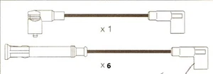 BMW 3 Convertible Serie E30 Formula Power 10mm Rennen Leistung Kabel Satz FP134 - Picture 1 of 1