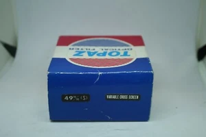 TOPAZ OPICAL FILTER HIGH quality 49 mm VARIABLE CROSS SCREEN - Picture 1 of 2