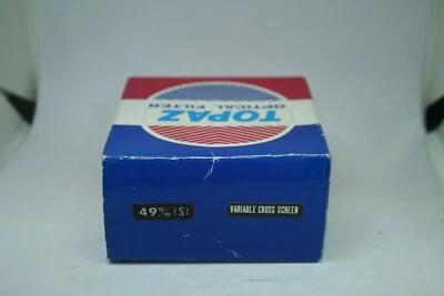TOPAZ    OPICAL   FILTER    HIGH quality    49  mm     VARIABLE  CROSS SCREEN - Image 1 of 2