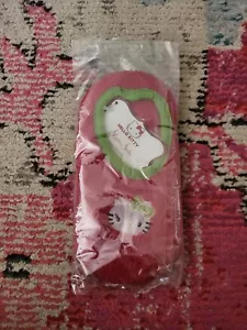 NEW Hello Kitty Slipper Socks 7.5 - 3.5 youth girls stretch cozy slippes threads - Picture 1 of 2