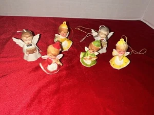Vintage Miniature Christmas Angel Ornament Collection - Bild 1 von 4