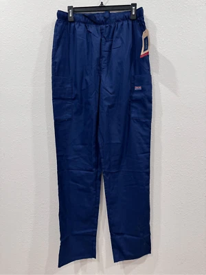 Cherokee workwear men's navy scrubs size tall medium - Image 1 of 4