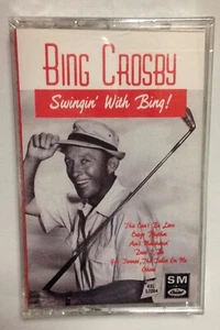 Bing Crosby - Swingin' With Bing - - Vintage CASSETTE - NEW SEALED - Picture 1 of 2