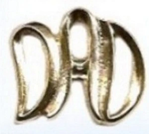 Vater Papa Schriftzug Ansteck- oder Hutnadel Goldplatte tolles Vatertagsgeschenk NEU - Bild 1 von 2