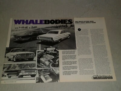 Ford Starliner 390 1961 y 427 Galaxy 1964 anuncio/artículo Foto 1 de 2