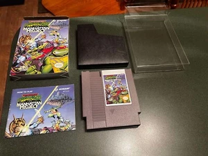 Teenage Mutant Ninja Turtles III: The Manhattan Project (Nintendo NES) CIB NICE - Picture 1 of 14