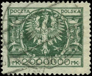 Poland Scott #214 Used - Picture 1 of 1