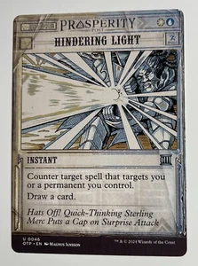 MTG The Prosperity Post Hindering Light Breaking News 0046 Uncommon - Picture 1 of 2