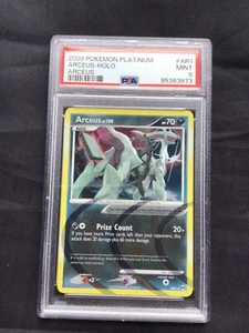 Pokemon Cards: Platinum Arceus Rare Holo: Arceus AR1 PSA 9 - Picture 1 of 6