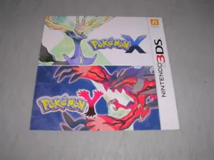 Pokemon X/Y (Nintendo 3DS) Manual de instrucciones original - Imagen 1 de 2