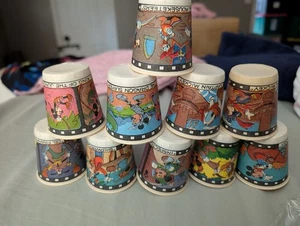 TAZAS de papel vintage Mickey Mouse Dixie Disney - Imagen 1 de 6