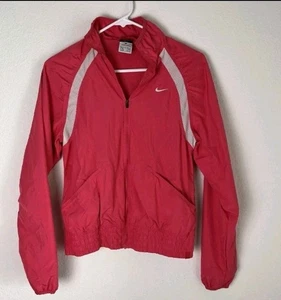 Giacca Nike donna XS rosa full zip leggera corsa atletica pista Mgd - Foto 1 di 6