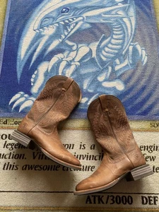 Ariat Tycoon Western Square Toe Brown Leather Cowboy Boots Men’s 8 D WORN 1x! - Picture 1 of 11