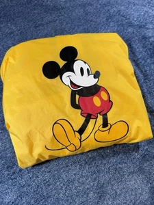 Vintage Disney Direct Store Mickey Mouse Windbreaker Regen Gelb Jacke Regenmantel M - Bild 1 von 18