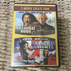 SHANGHAI NOON/SHANGHAI KNIGHTS NEW DVD 2 MOVIES Jackie Chan Owen Wilson - Picture 1 of 2