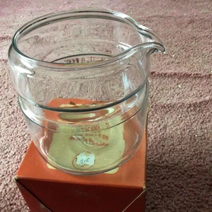 NOS Replacement Vintage Pyrex Flame Ware Glass Percolator 4-Cup 7754B Pot Only - Picture 1 of 11