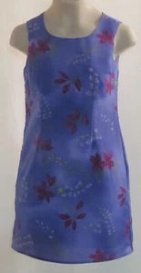 My Michelle Sleeveless Purple Dress with Purple Flowers Size 8 - Imagen 1 de 4
