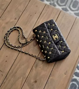 19A Chanel Rectangular Mini Flap Bag Egyptian Amulet Charms - Picture 1 of 12